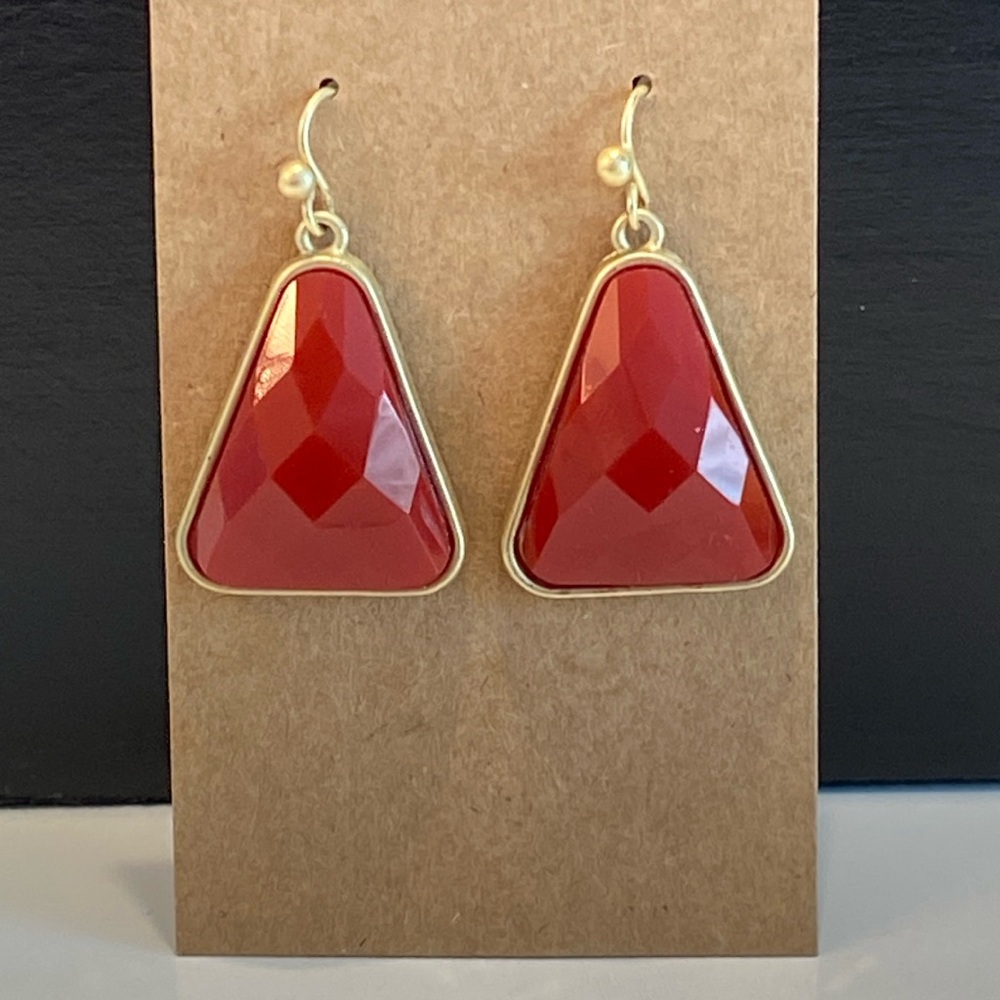 008-Triangular Design Earrings
